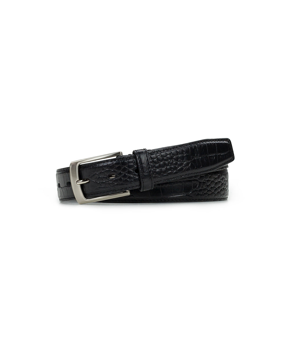 Nash Men's Croc Belt - Black