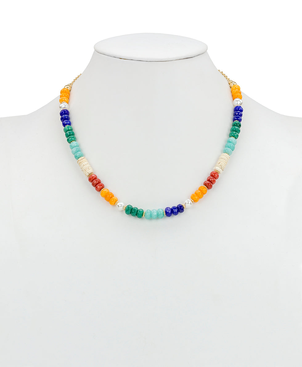 Heart Pendant Modular Necklace - World Bead