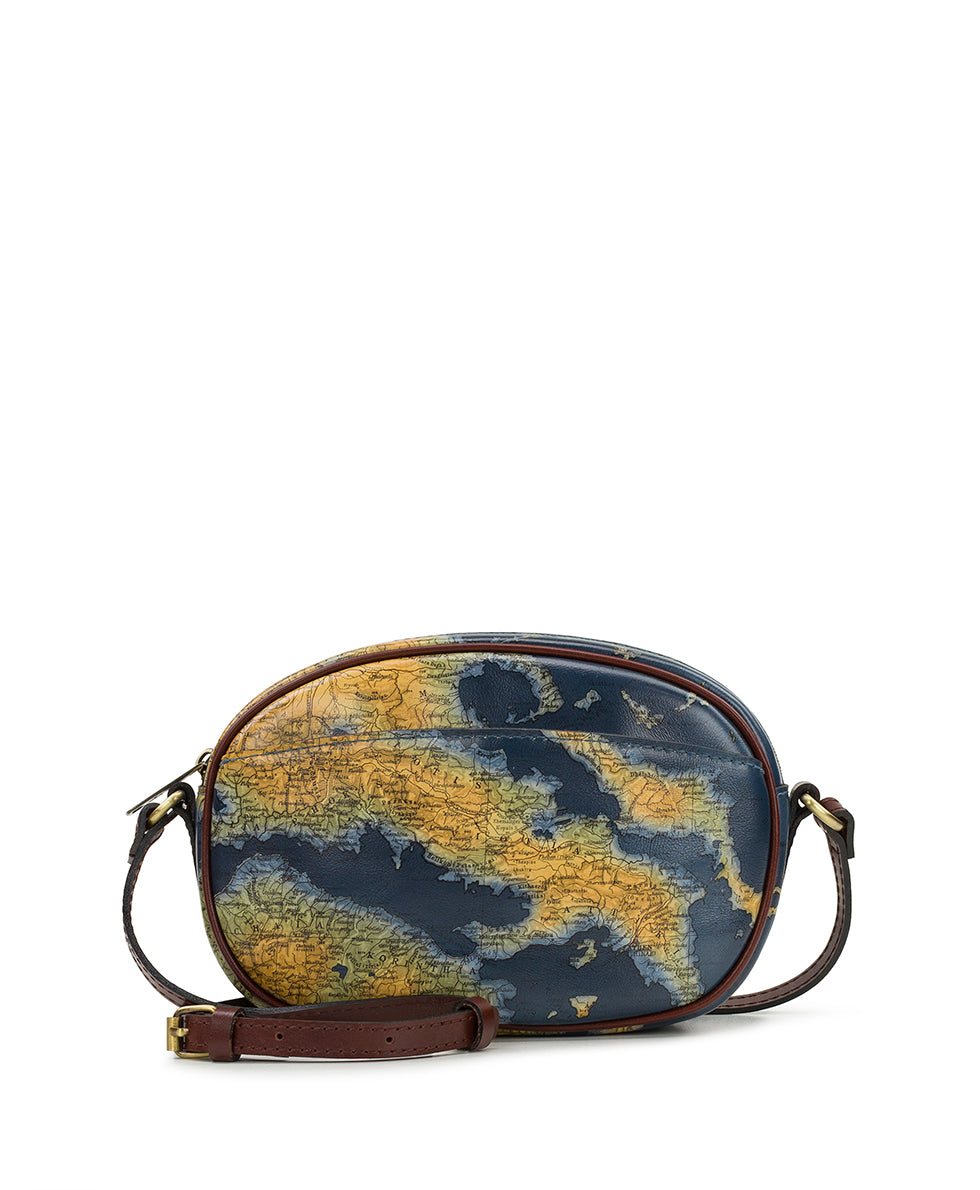 Elexis Crossbody - Greek Map