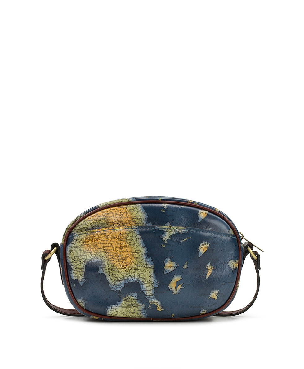 Elexis Crossbody - Greek Map