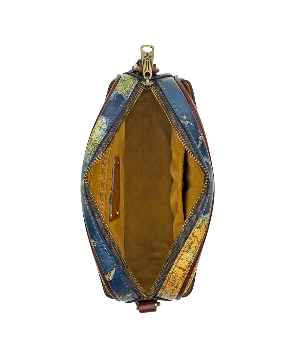 Elexis Crossbody - Greek Map