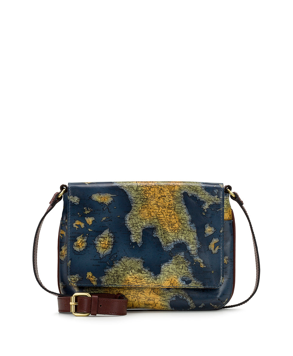 Samaria Crossbody - Greek Map