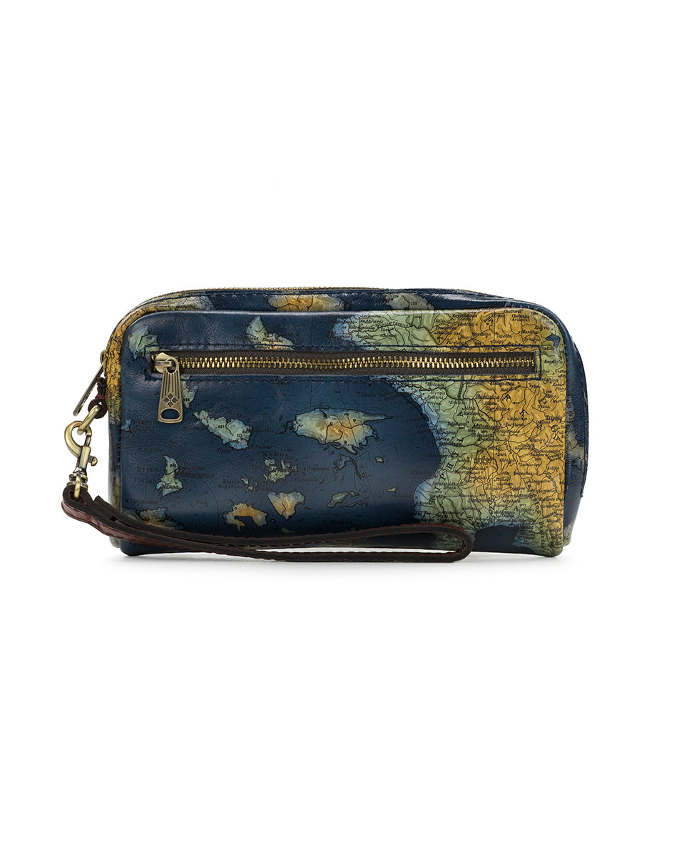 Genna Wristlet - Greek Map