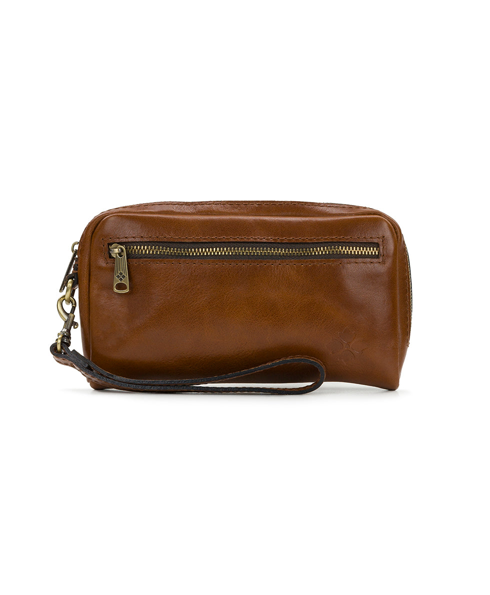 Genna Wristlet - Vintage Distressed Leather