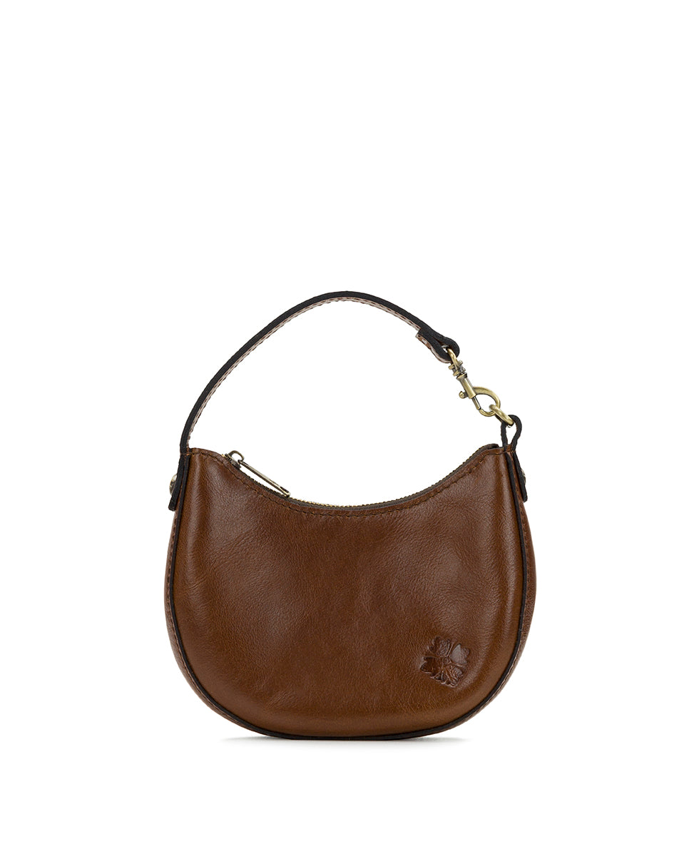 Morgana Mini Crescent - Vintage Distressed Leather
