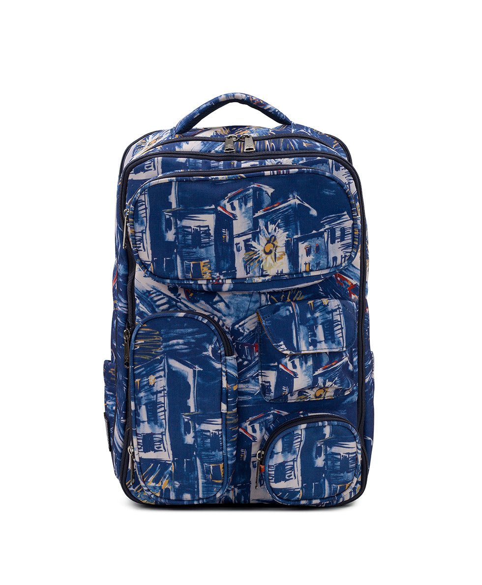 Vico Backpack - Woven Poly  — Harbor Nights