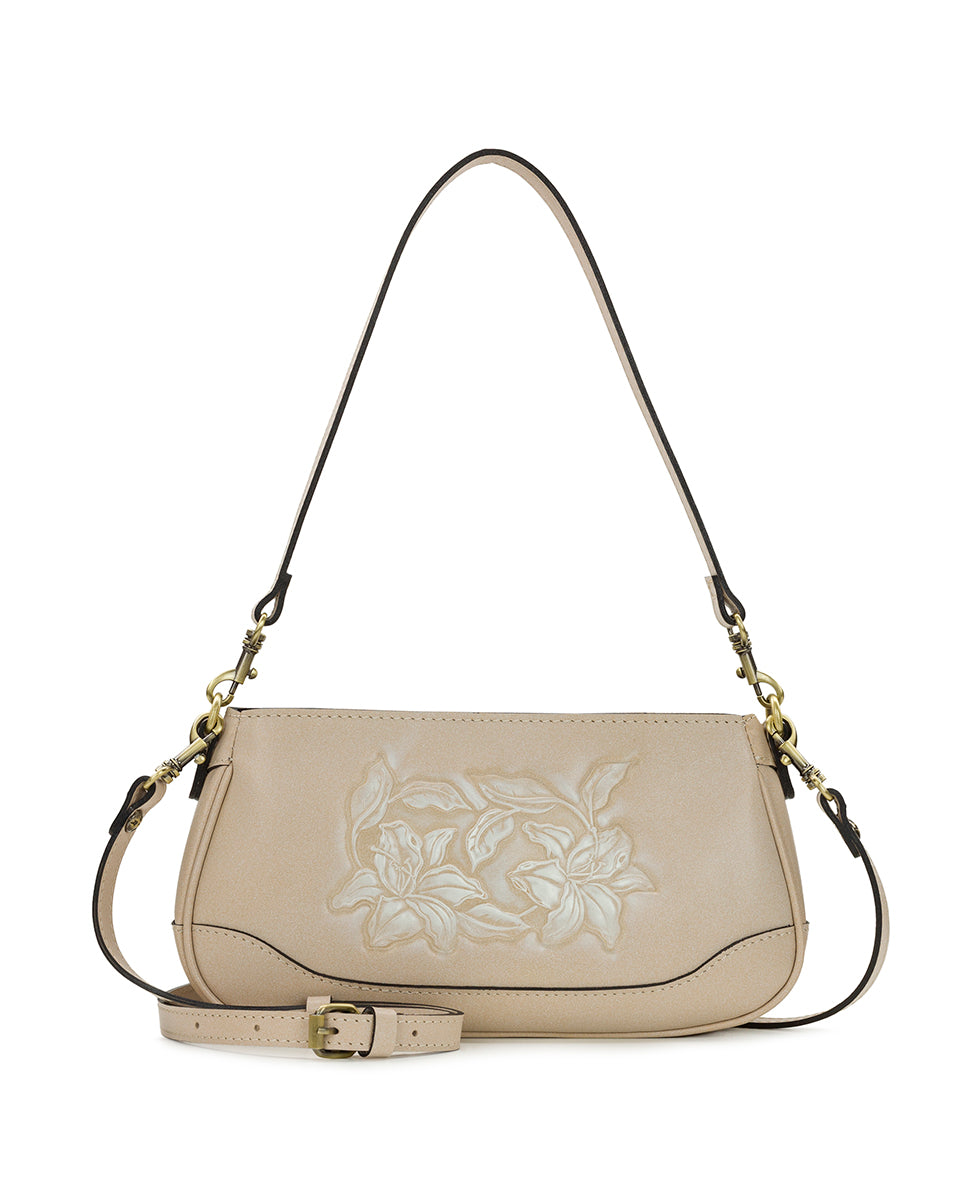 Nova Crossbody - Burnished Parisian Floral Tooled