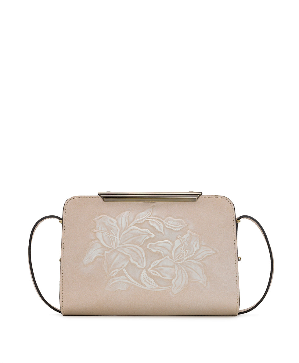 Kanalia Frame Crossbody - Burnished Parisian Floral Tooled