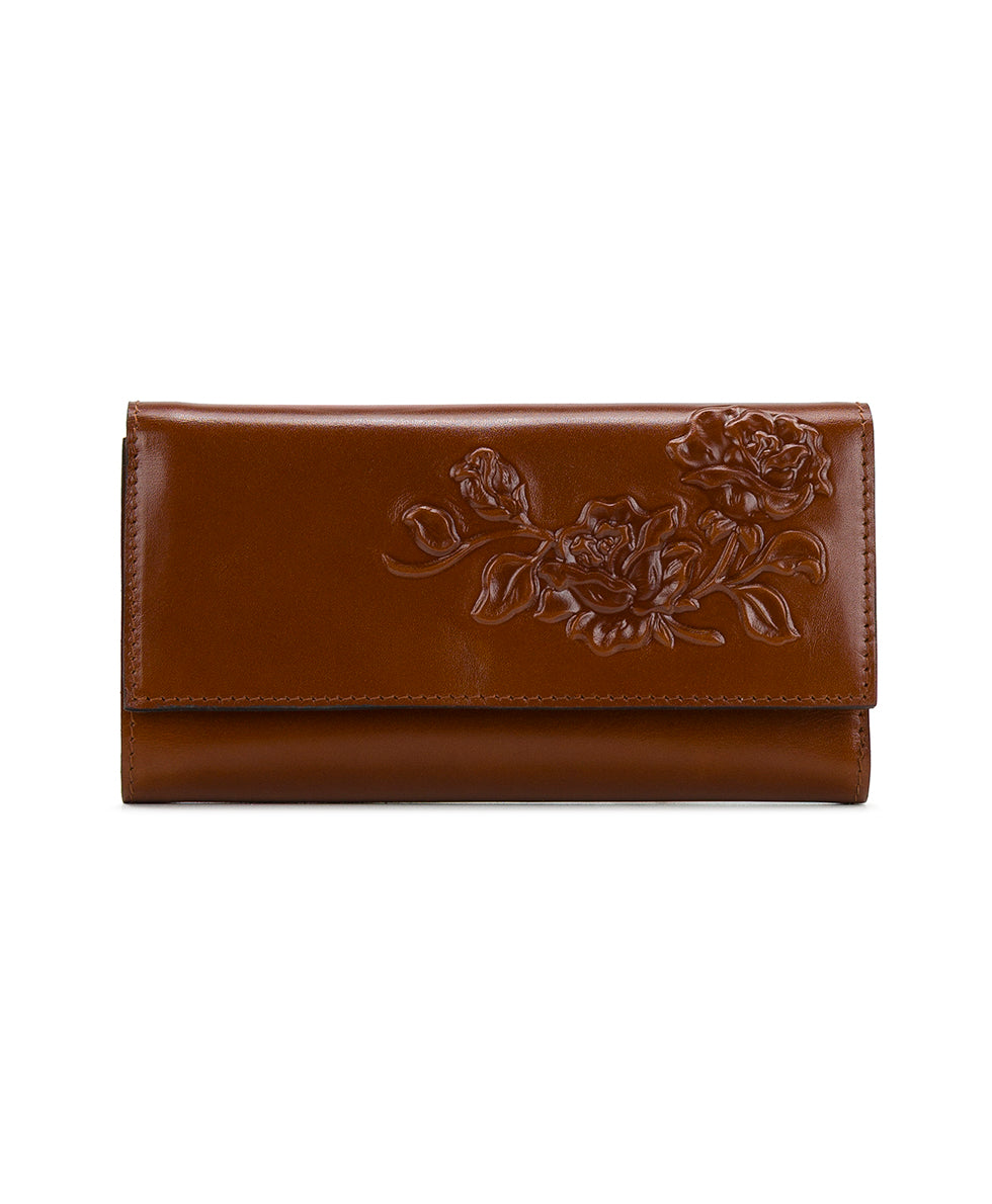 Terresa Wallet - Mini Rose Tooled